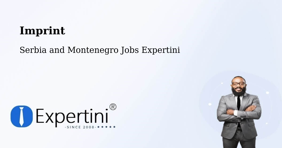 Imprint – Canora - Serbia and Montenegro Jobs Expertini